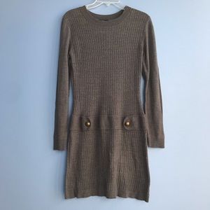 IZ Byer Gray Sweater Dress